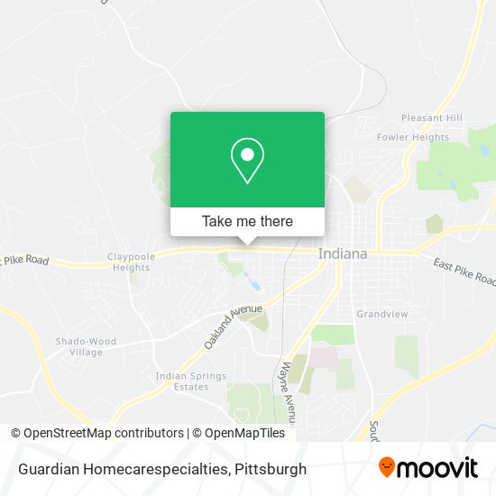 Guardian Homecarespecialties map