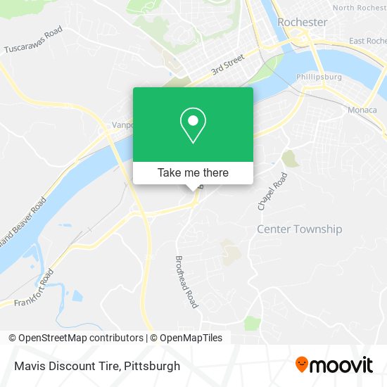 Mapa de Mavis Discount Tire