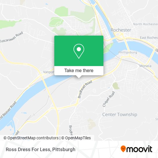 Ross Dress For Less map