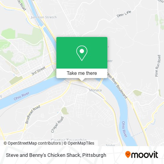 Mapa de Steve and Benny's Chicken Shack