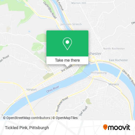 Mapa de Tickled Pink
