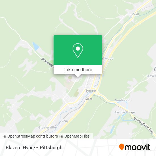 Mapa de Blazers Hvac/P
