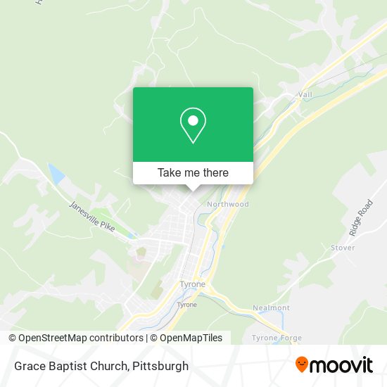 Grace Baptist Church map