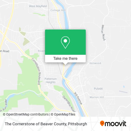 Mapa de The Cornerstone of Beaver County