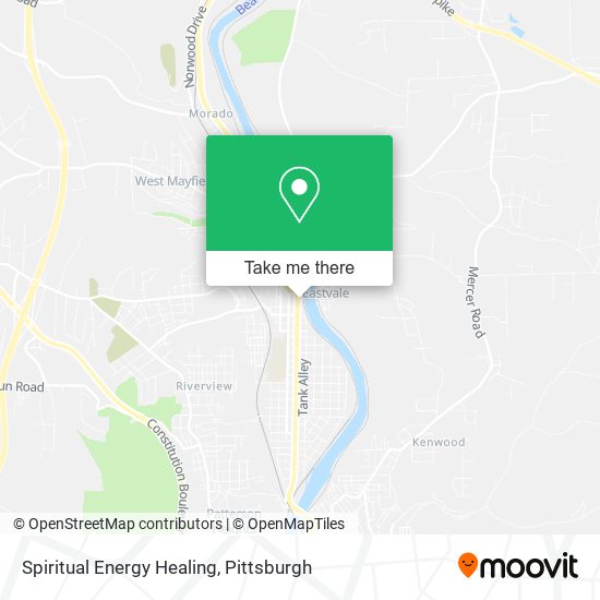 Spiritual Energy Healing map