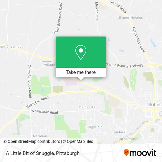 A Little Bit of Snuggle map