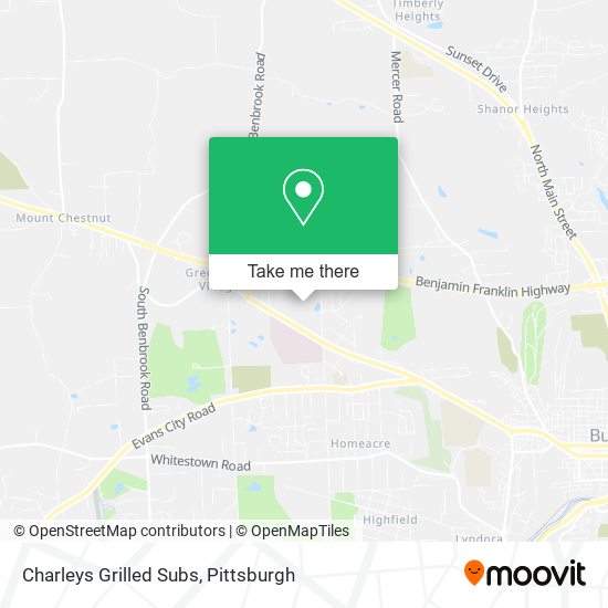 Mapa de Charleys Grilled Subs