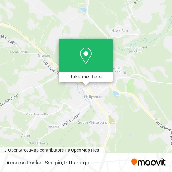Amazon Locker-Sculpin map