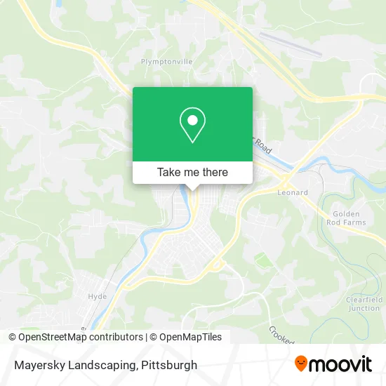 Mayersky Landscaping map