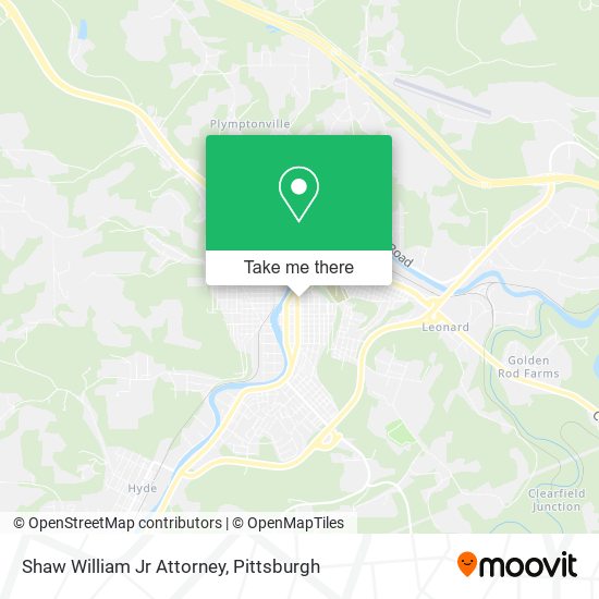 Mapa de Shaw William Jr Attorney