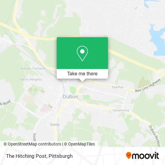 The Hitching Post map