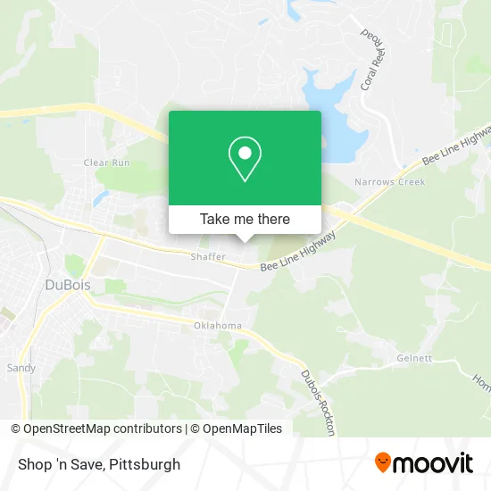 Shop 'n Save map