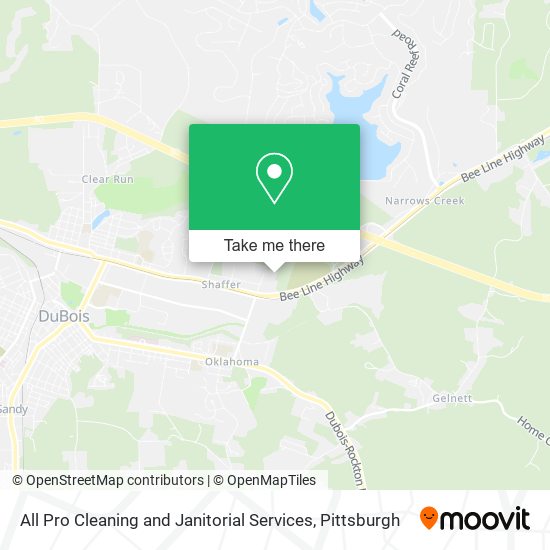 Mapa de All Pro Cleaning and Janitorial Services