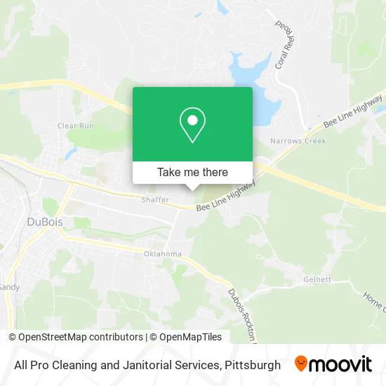 All Pro Cleaning and Janitorial Services map