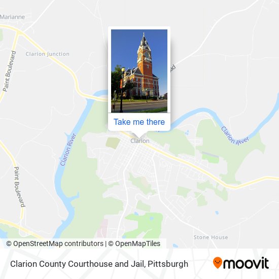 Mapa de Clarion County Courthouse and Jail