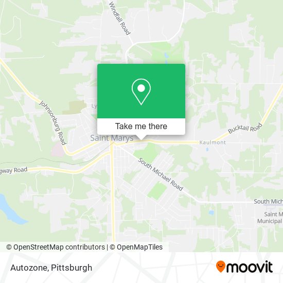 Mapa de Autozone