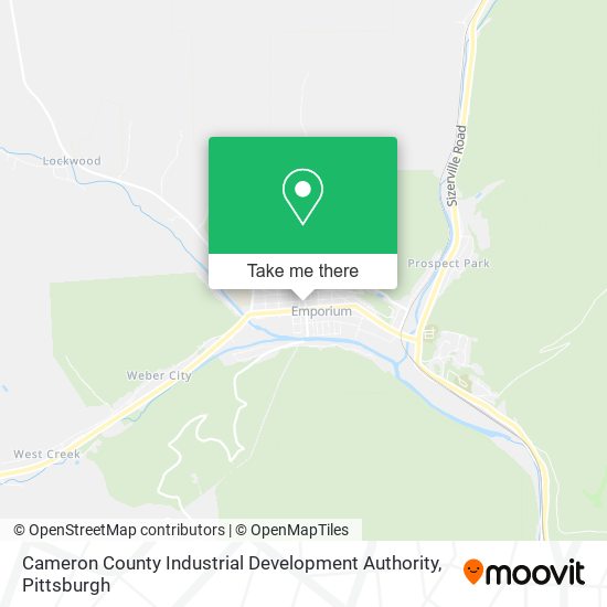 Cameron County Industrial Development Authority map