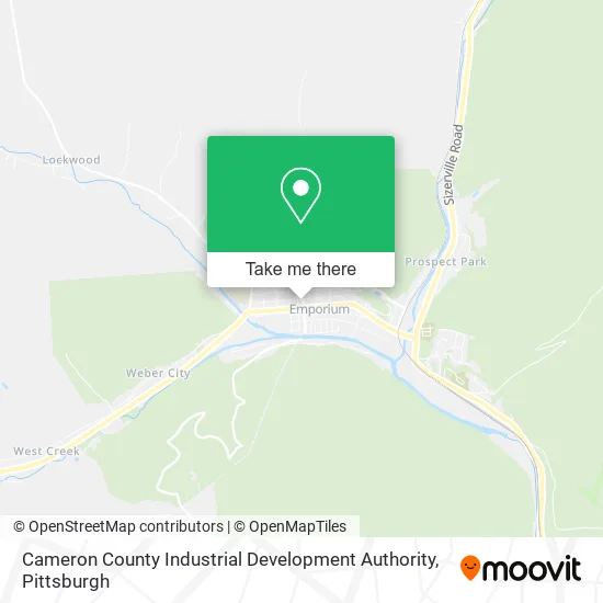 Cameron County Industrial Development Authority map