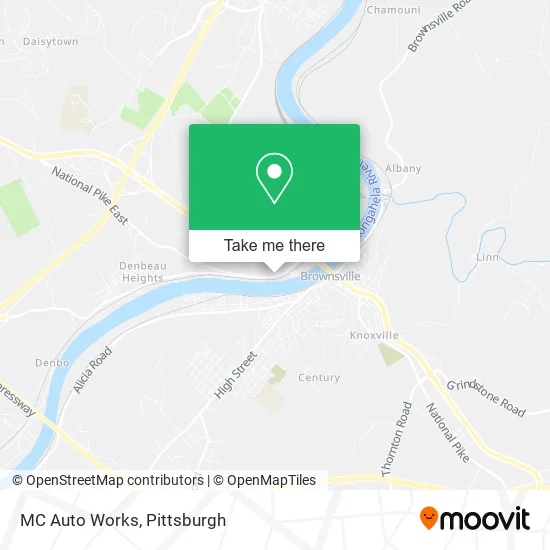 MC Auto Works map