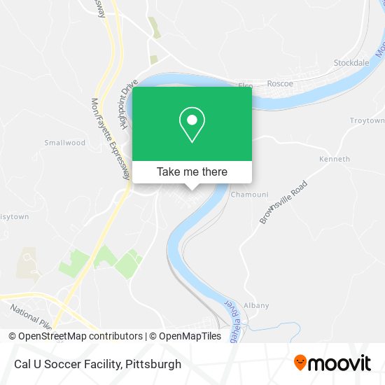 Cal U Soccer Facility map