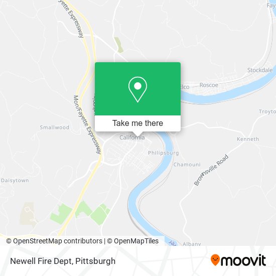 Newell Fire Dept map