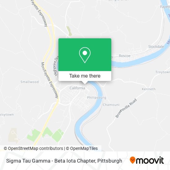 Mapa de Sigma Tau Gamma - Beta Iota Chapter