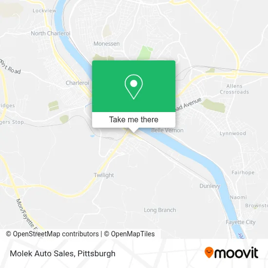 Molek Auto Sales map