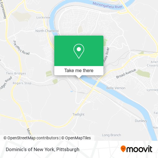 Dominic's of New York map