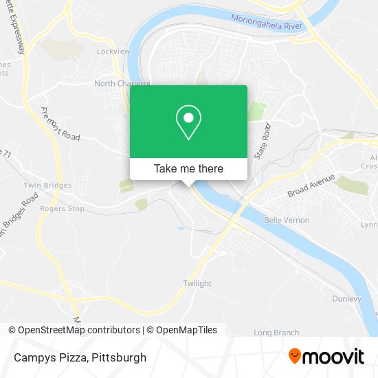 Mapa de Campys Pizza