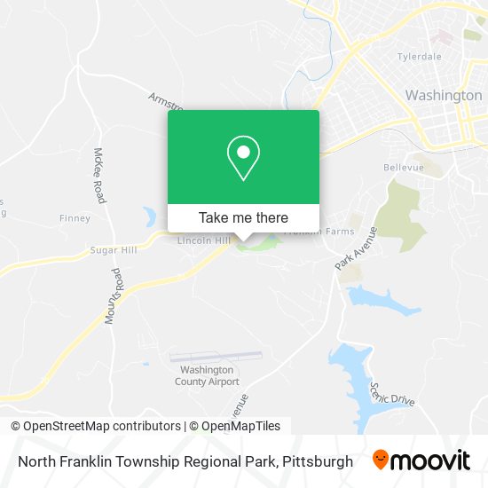 Mapa de North Franklin Township Regional Park