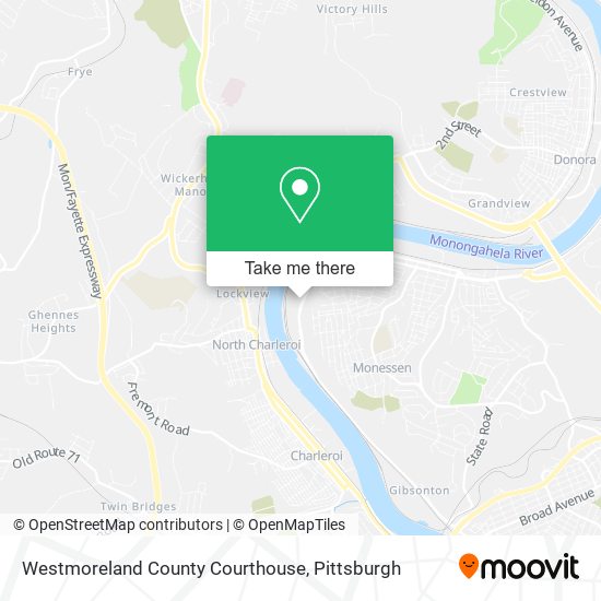 Mapa de Westmoreland County Courthouse