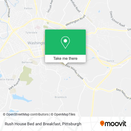 Mapa de Rush House Bed and Breakfast