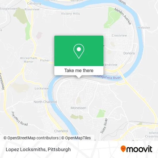 Lopez Locksmiths map