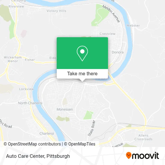 Auto Care Center map