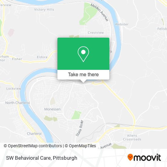 SW Behavioral Care map