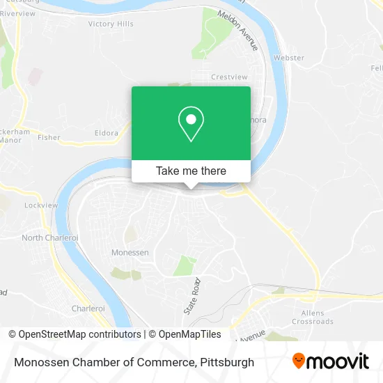Monossen Chamber of Commerce map