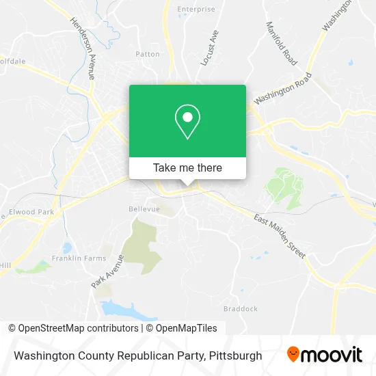 Washington County Republican Party map