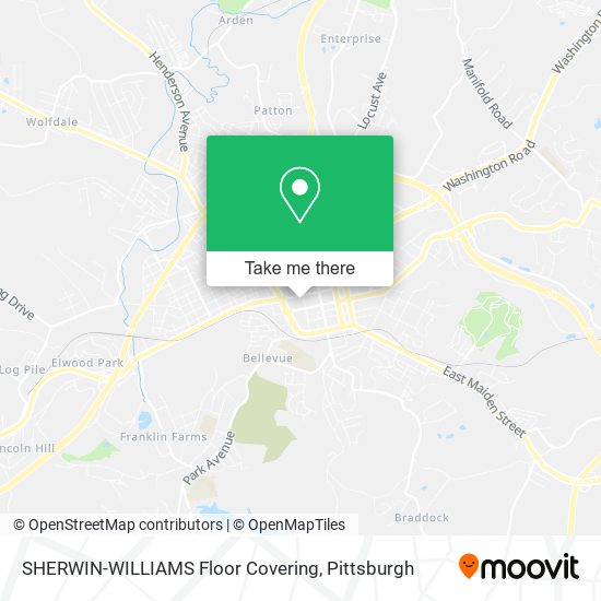 SHERWIN-WILLIAMS Floor Covering map