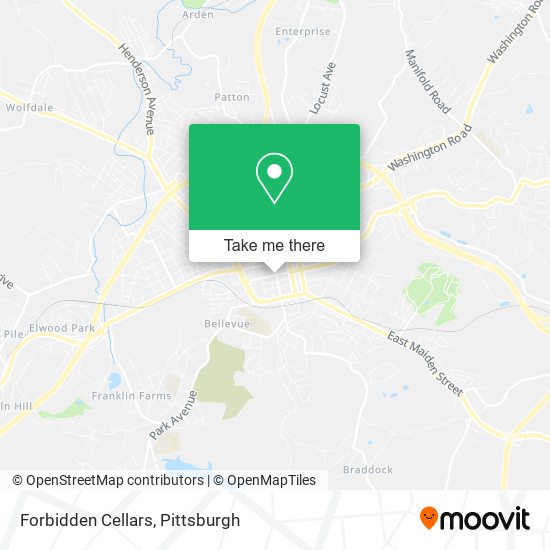 Mapa de Forbidden Cellars