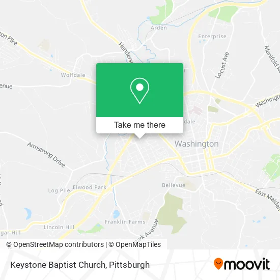 Keystone Baptist Church map