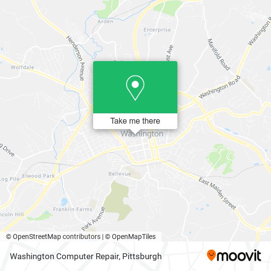 Washington Computer Repair map