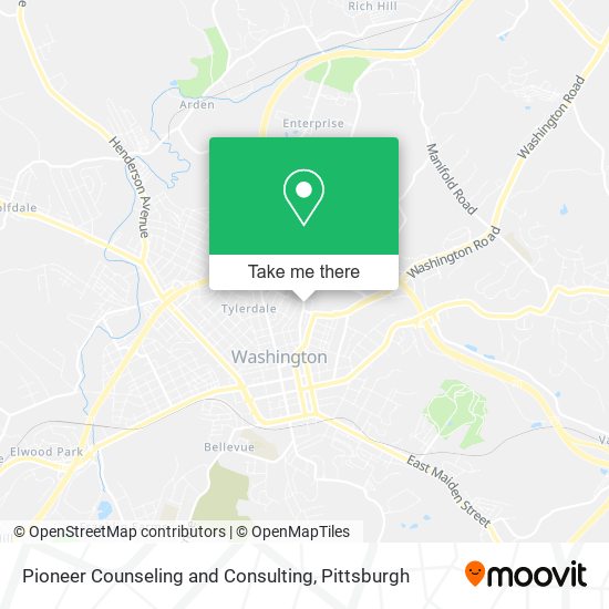 Pioneer Counseling and Consulting map