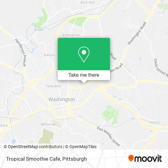 Tropical Smoothie Cafe map
