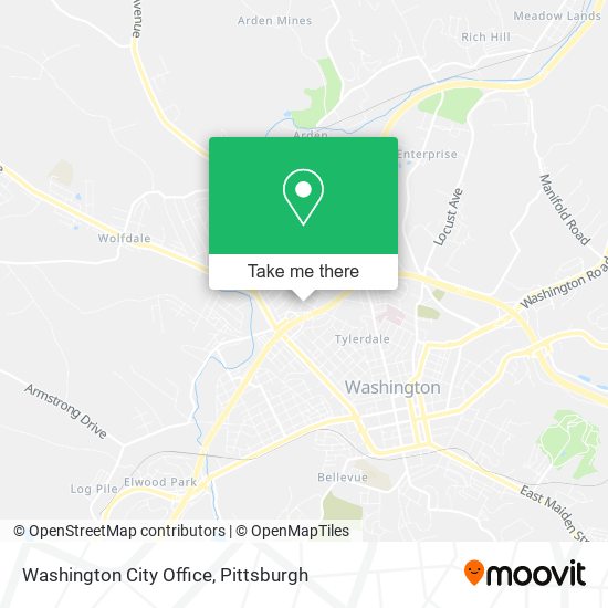 Washington City Office map