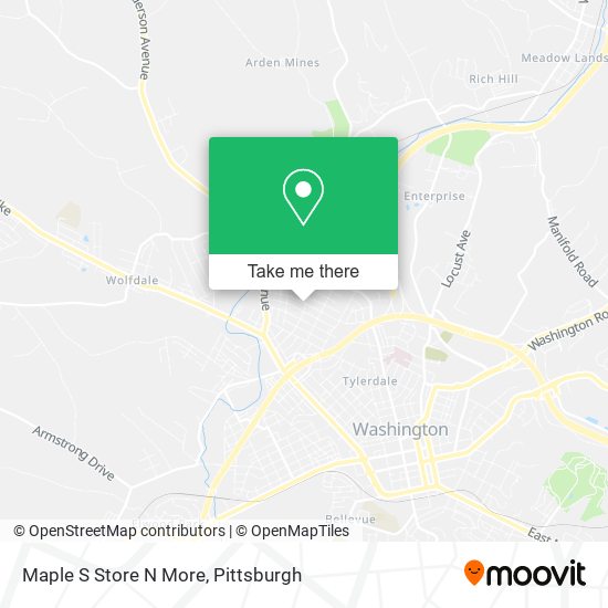 Mapa de Maple S Store N More