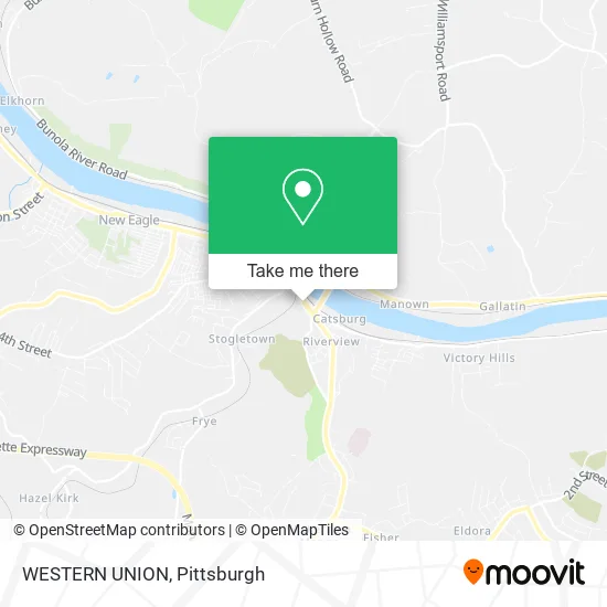 WESTERN UNION map