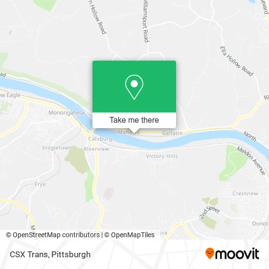 Mapa de CSX Trans