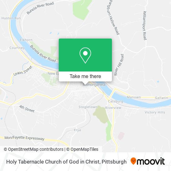 Holy Tabernacle Church of God in Christ map