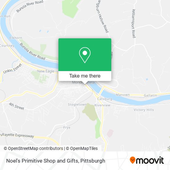 Noel's Primitive Shop and Gifts map