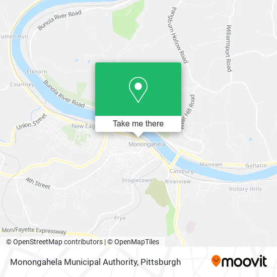 Mapa de Monongahela Municipal Authority